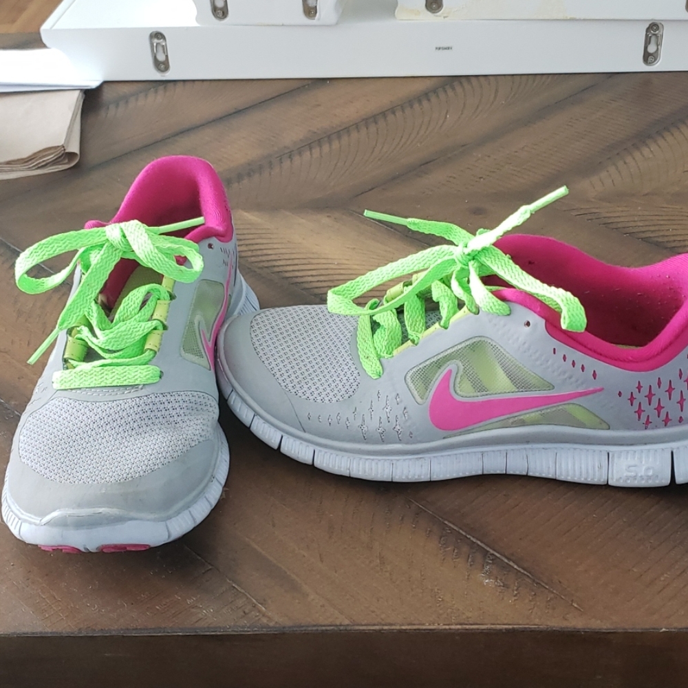 Gray Nike Free Run 3 size 6